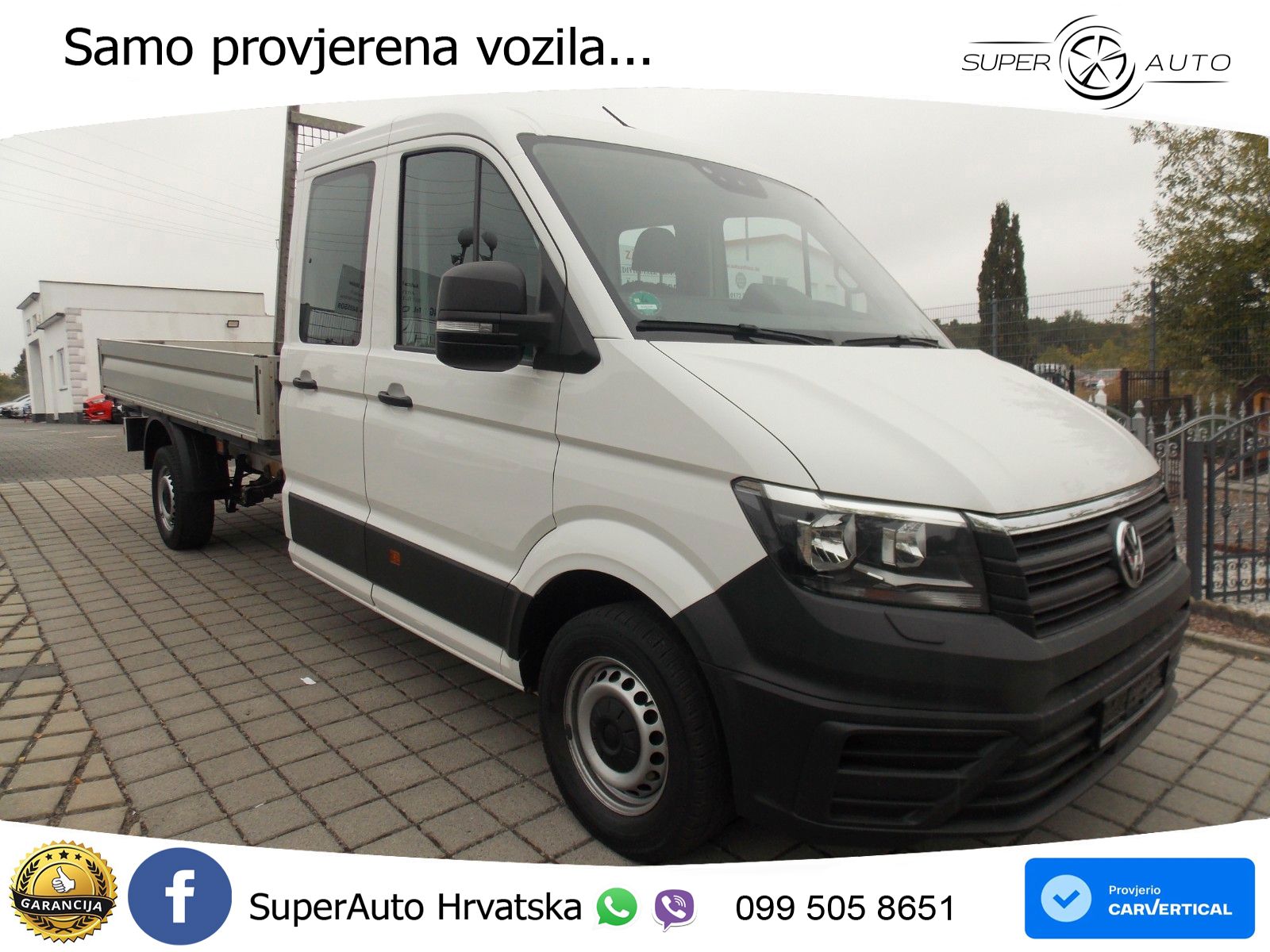 Volkswagen Crafter Pritsche 35 Maxi lang Doppelkabine 140 KS