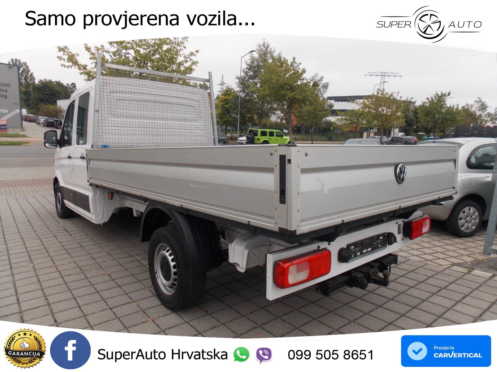 Volkswagen Crafter Pritsche 35 Maxi lang Doppelkabine 140 KS