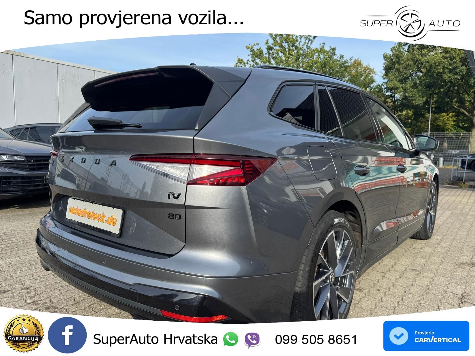 Škoda Enyaq iV 80 82 kWh (204 KS) SportLine