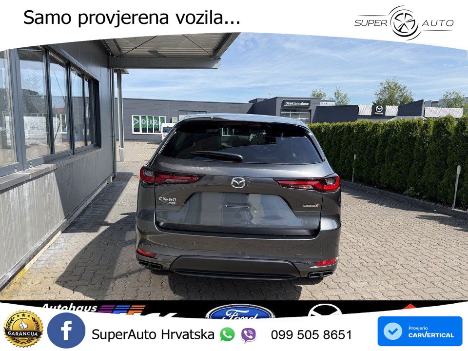 Mazda CX-60 3.3 e-Skyactiv D (254 KS) AWD Automatic LED+GR SJED+ACC