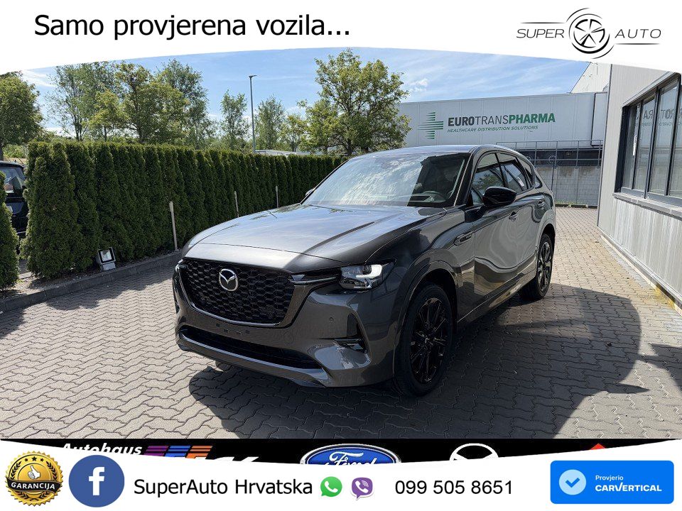 Mazda CX-60 3.3 e-Skyactiv D (254 KS) AWD Automatic LED+GR SJED+ACC