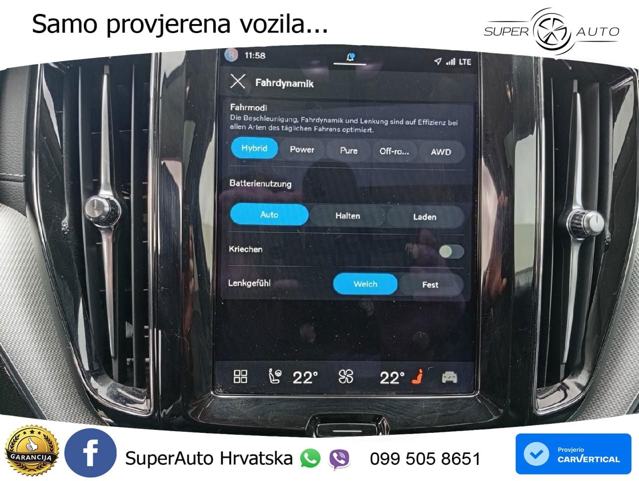 Volvo XC60 T8 AWD Geartronic ACC+HEAD+4xGR SJED+360+PANO