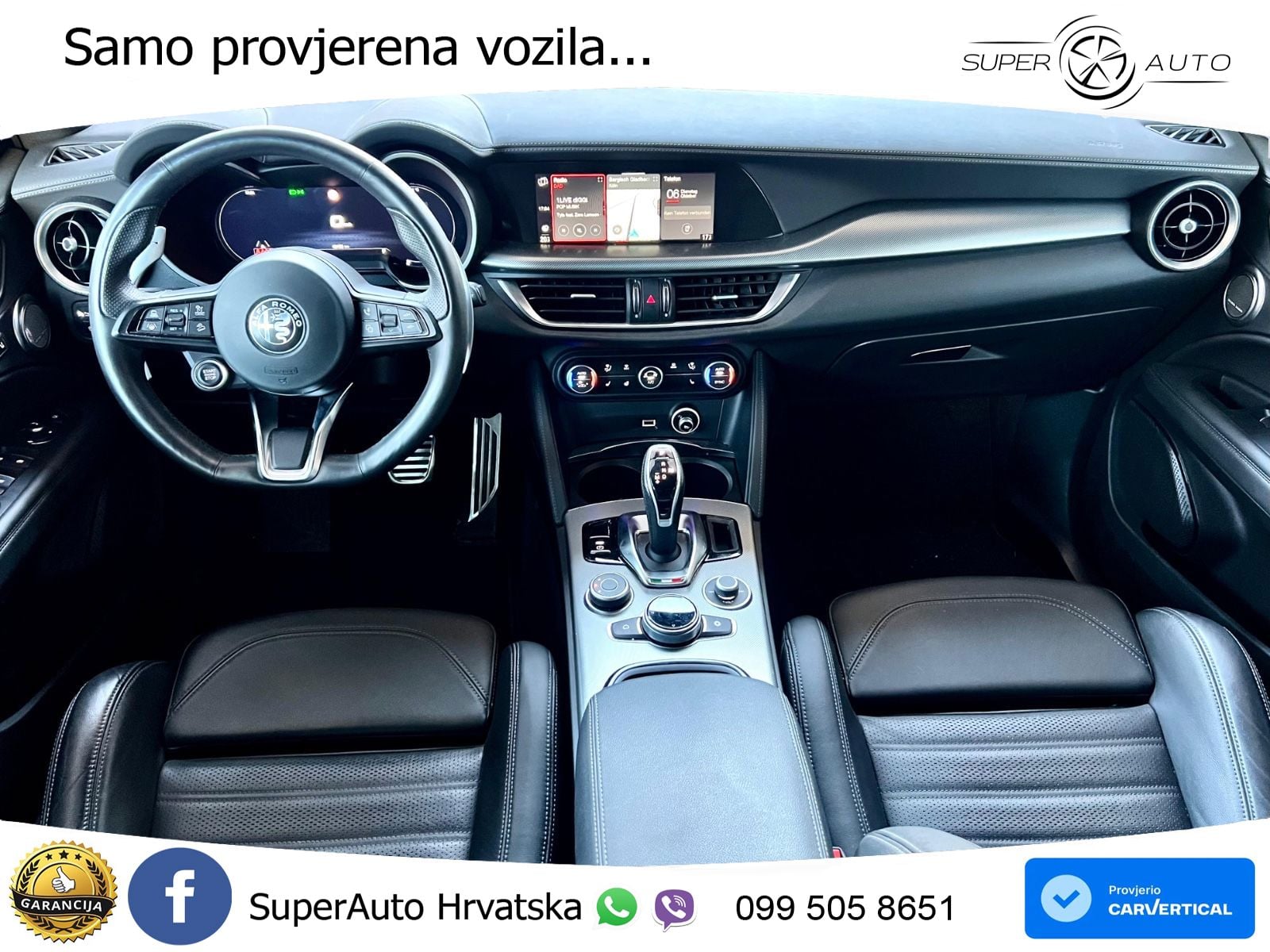 Alfa Romeo Stelvio 2.2 MultiJet II (210 KS) Q4 Automatic LED+GR SJED+ACC
