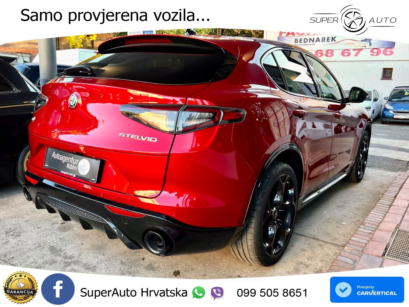Alfa Romeo Stelvio 2.2 MultiJet II (210 KS) Q4 Automatic LED+GR SJED+ACC