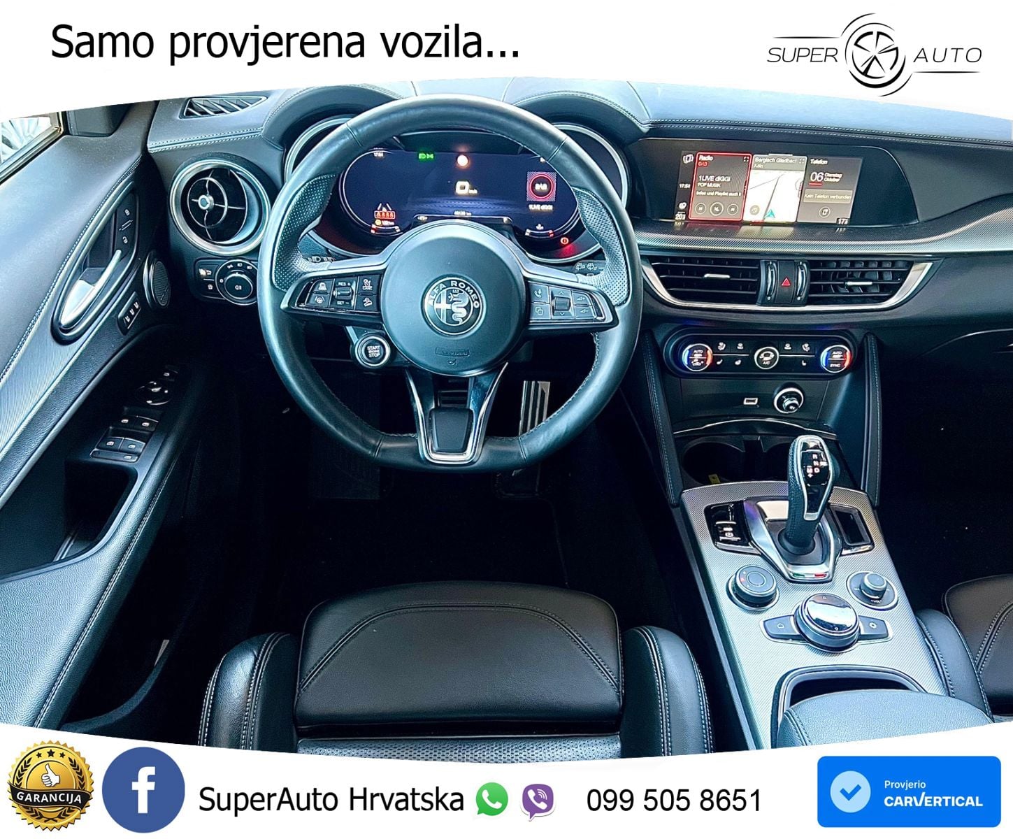 Alfa Romeo Stelvio 2.2 MultiJet II (210 KS) Q4 Automatic LED+GR SJED+ACC