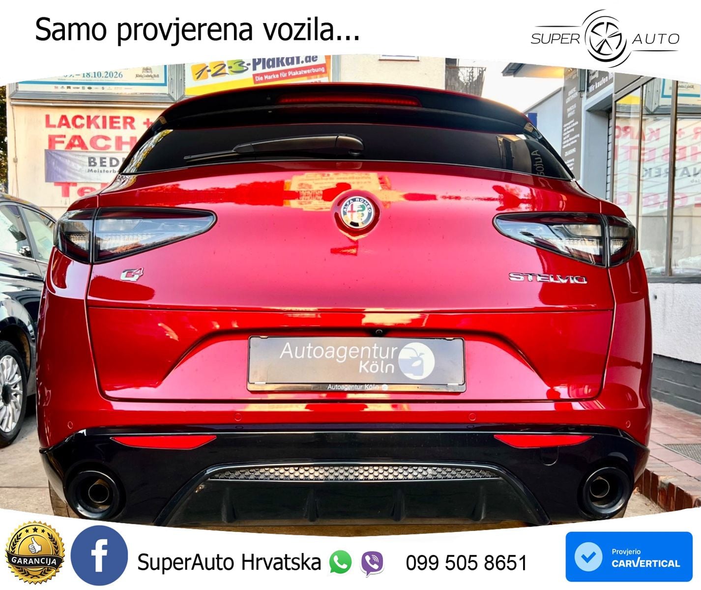 Alfa Romeo Stelvio 2.2 MultiJet II (210 KS) Q4 Automatic LED+GR SJED+ACC