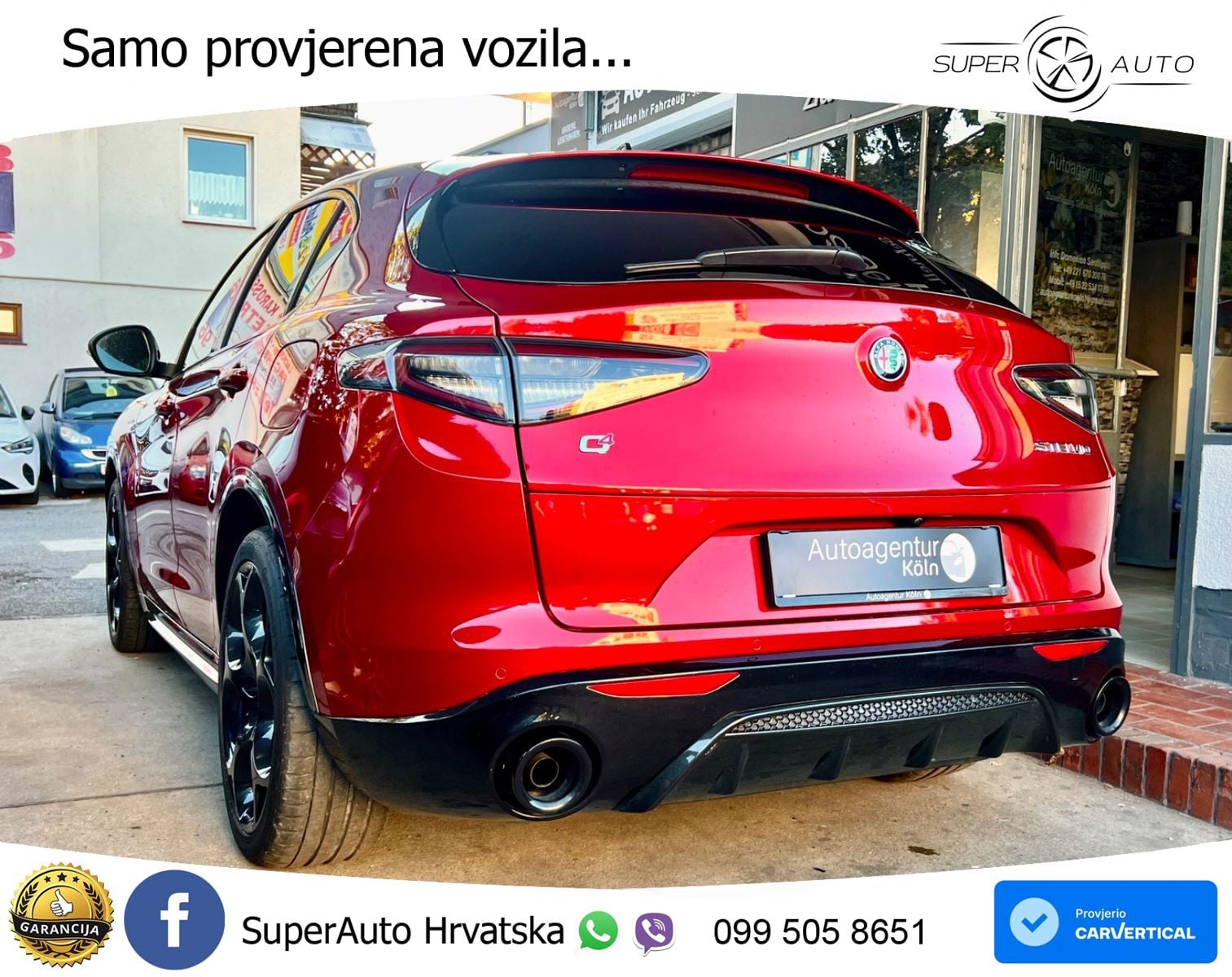 Alfa Romeo Stelvio 2.2 MultiJet II (210 KS) Q4 Automatic LED+GR SJED+ACC