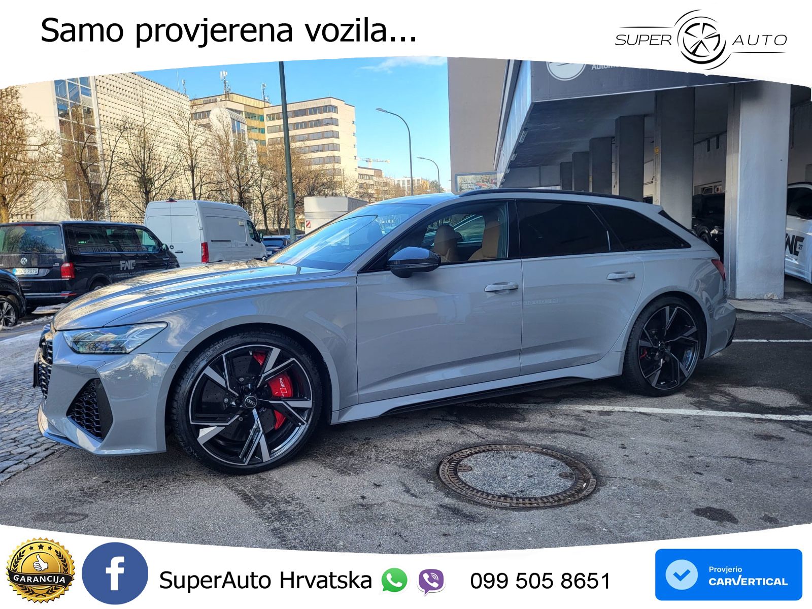 Audi RS6 Avant 4.0 TFSI V8 (600 KS) quattro Tiptronic LED+GR SJED+ACC