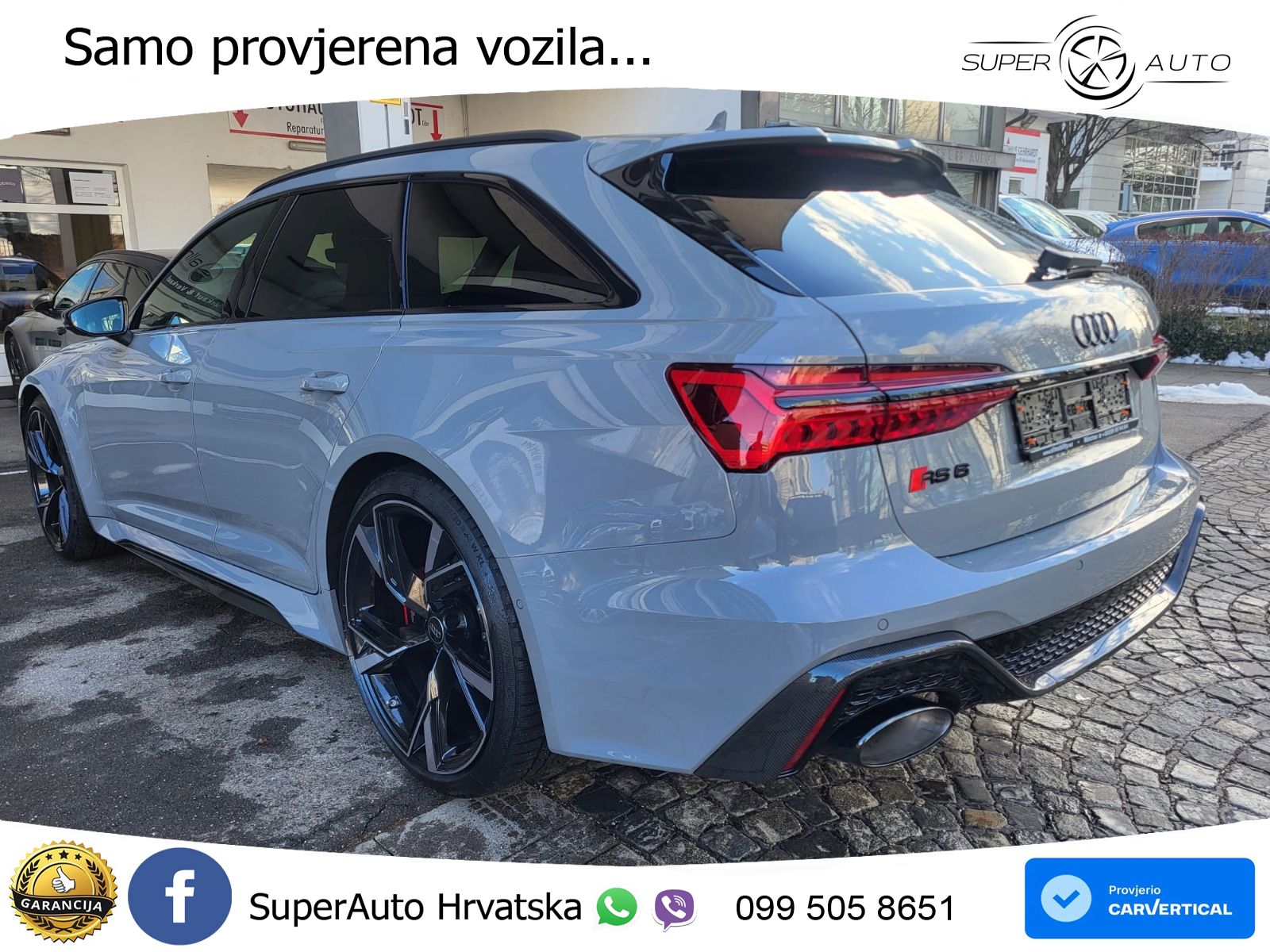 Audi RS6 Avant 4.0 TFSI V8 (600 KS) quattro Tiptronic LED+GR SJED+ACC