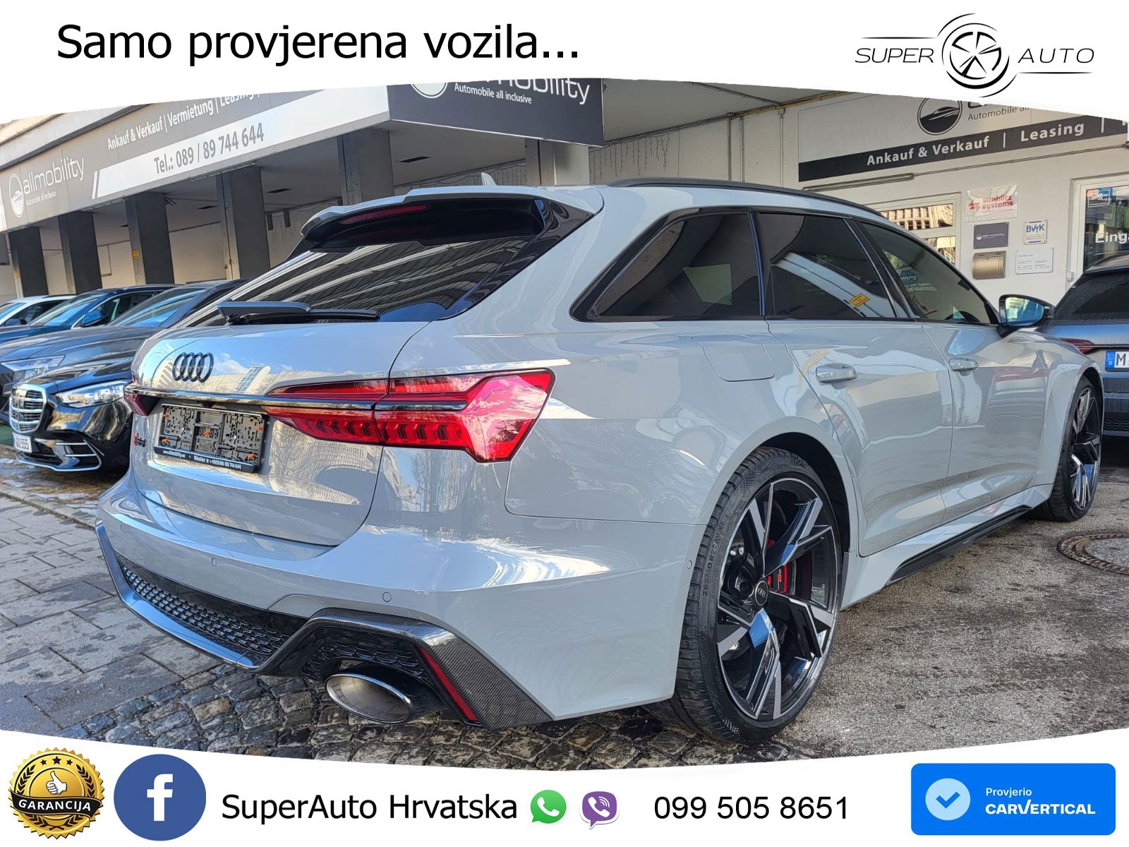 Audi RS6 Avant 4.0 TFSI V8 (600 KS) quattro Tiptronic LED+GR SJED+ACC