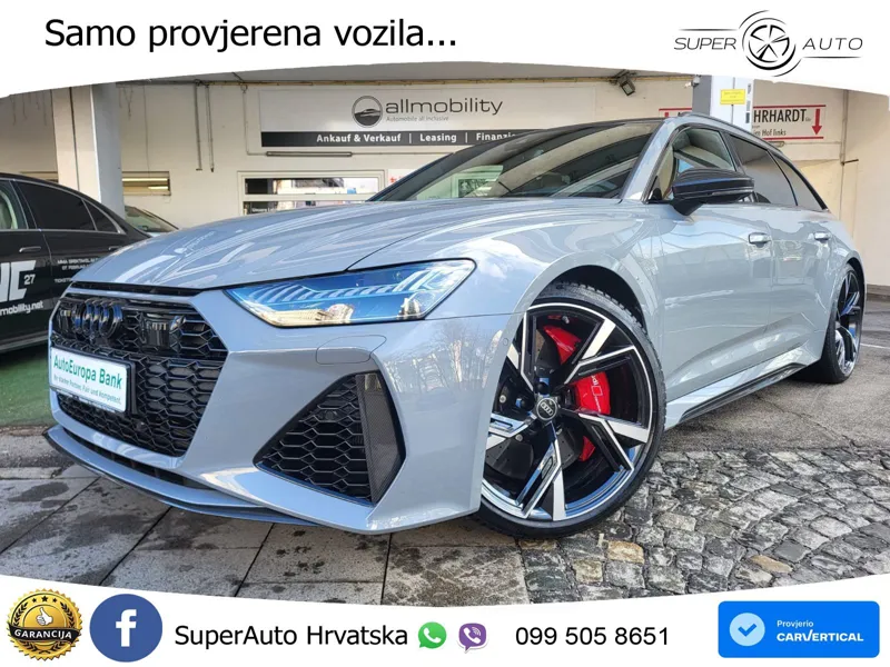 Audi RS6 Avant 4.0 TFSI V8 (600 KS) quattro Tiptronic LED+GR SJED+ACC
