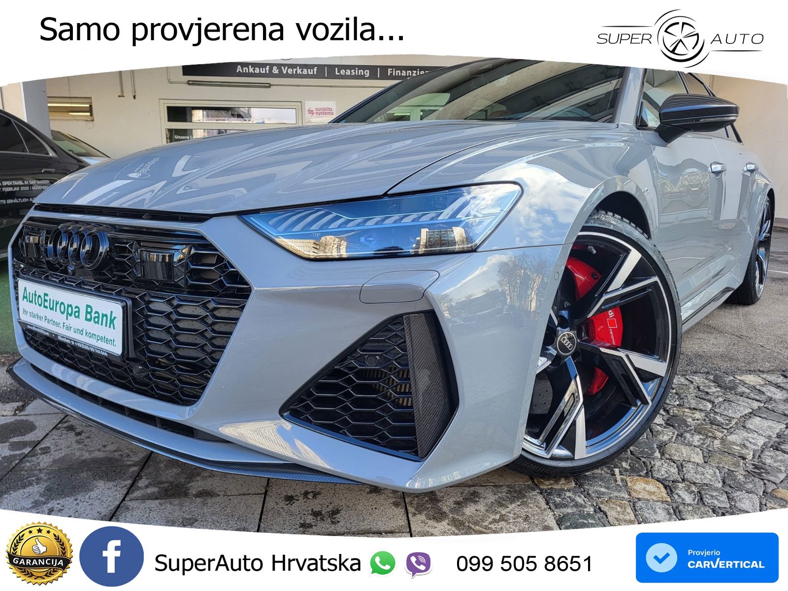 Audi RS6 Avant 4.0 TFSI V8 (600 KS) quattro Tiptronic LED+GR SJED+ACC