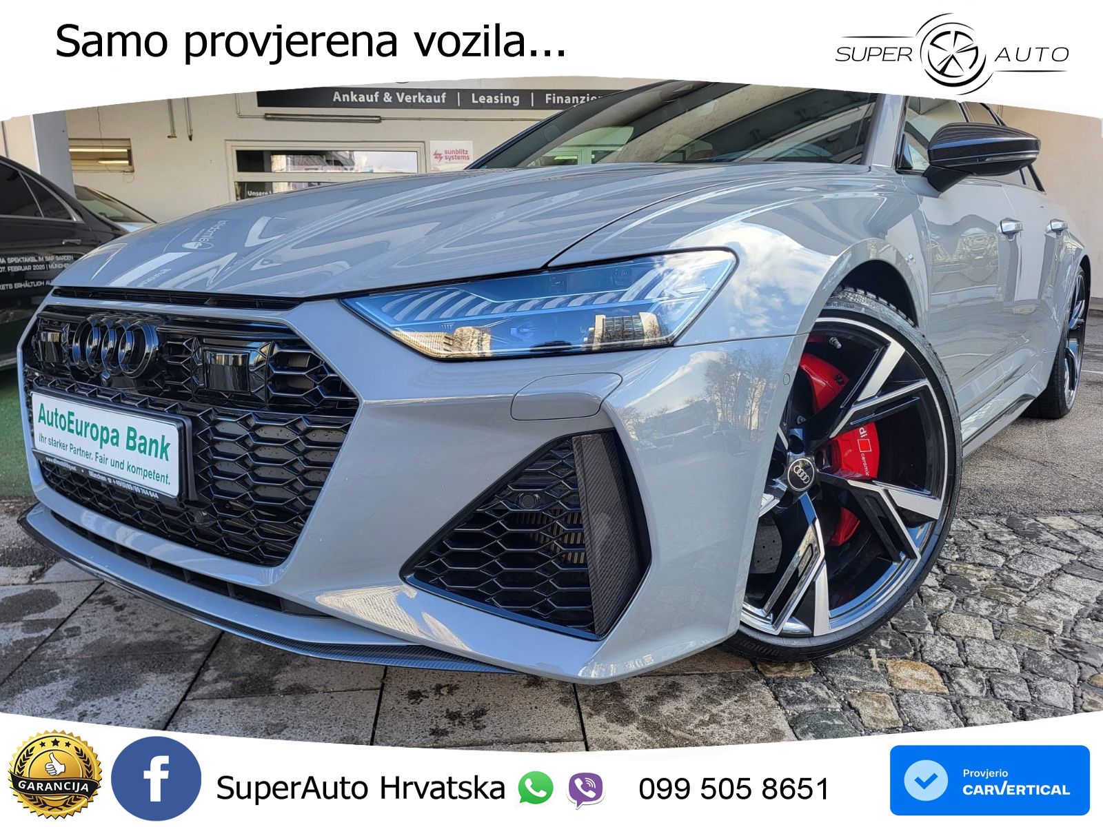 Audi RS6 Avant 4.0 TFSI V8 (600 KS) quattro Tiptronic LED+GR SJED+ACC