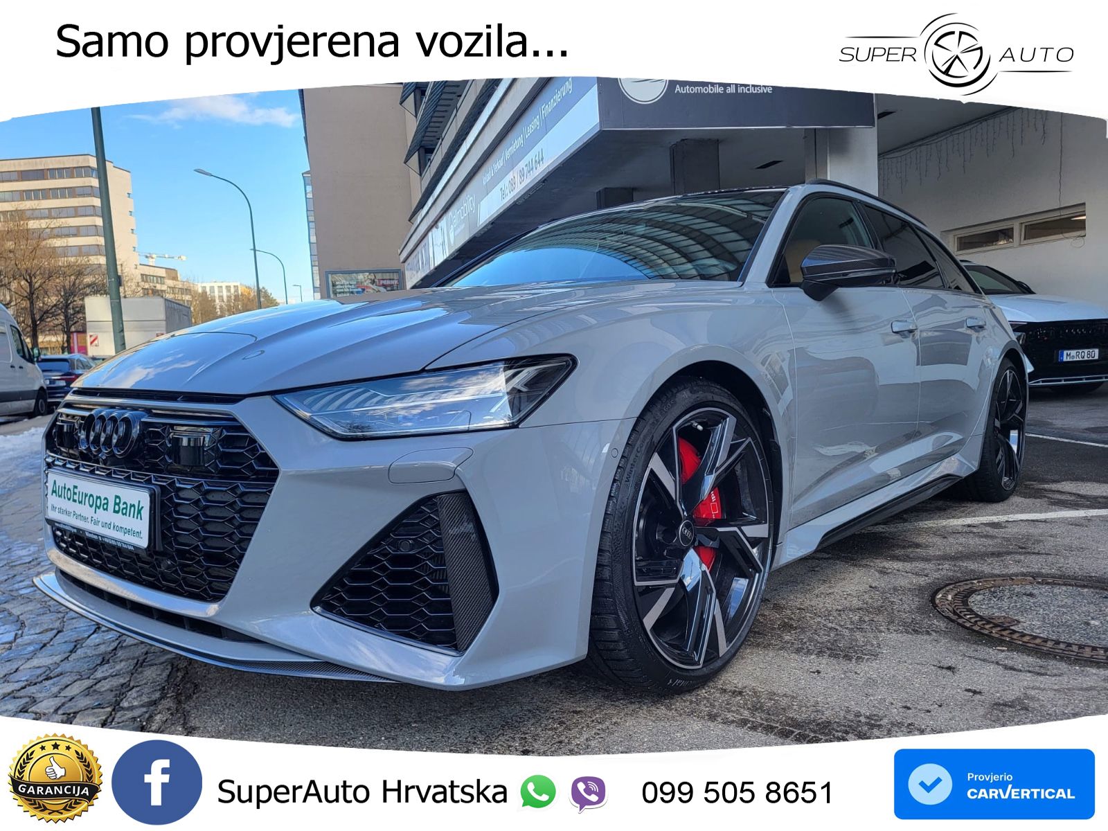 Audi RS6 Avant 4.0 TFSI V8 (600 KS) quattro Tiptronic LED+GR SJED+ACC