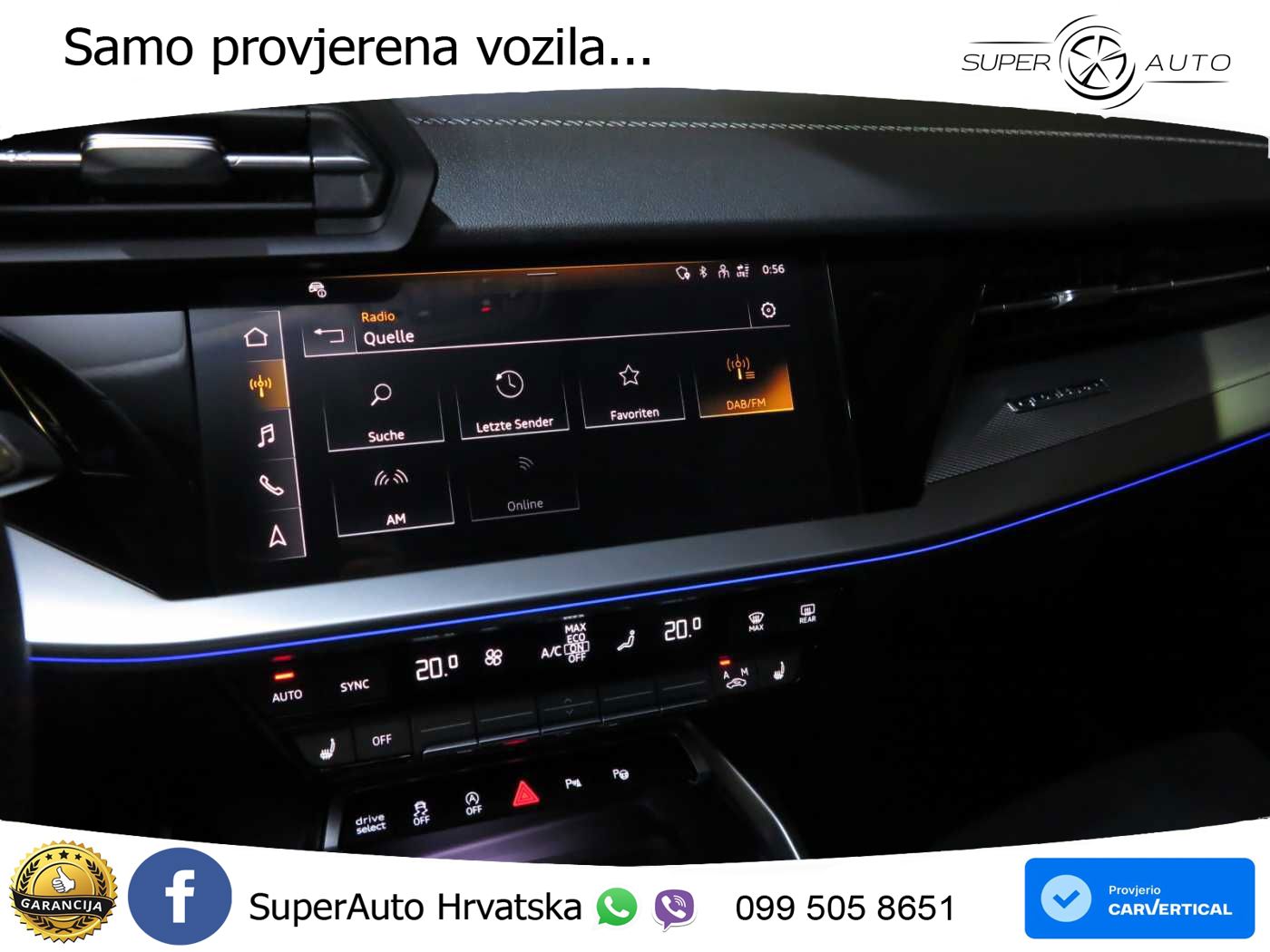 Audi S3 2.0 TFSI (310 KS) quattro S tronic MATRIX+GR SJED+KAM