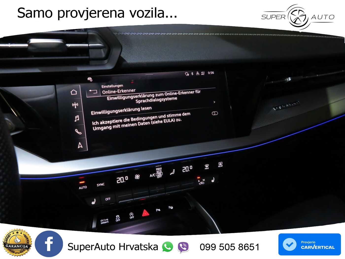 Audi S3 2.0 TFSI (310 KS) quattro S tronic MATRIX+GR SJED+KAM