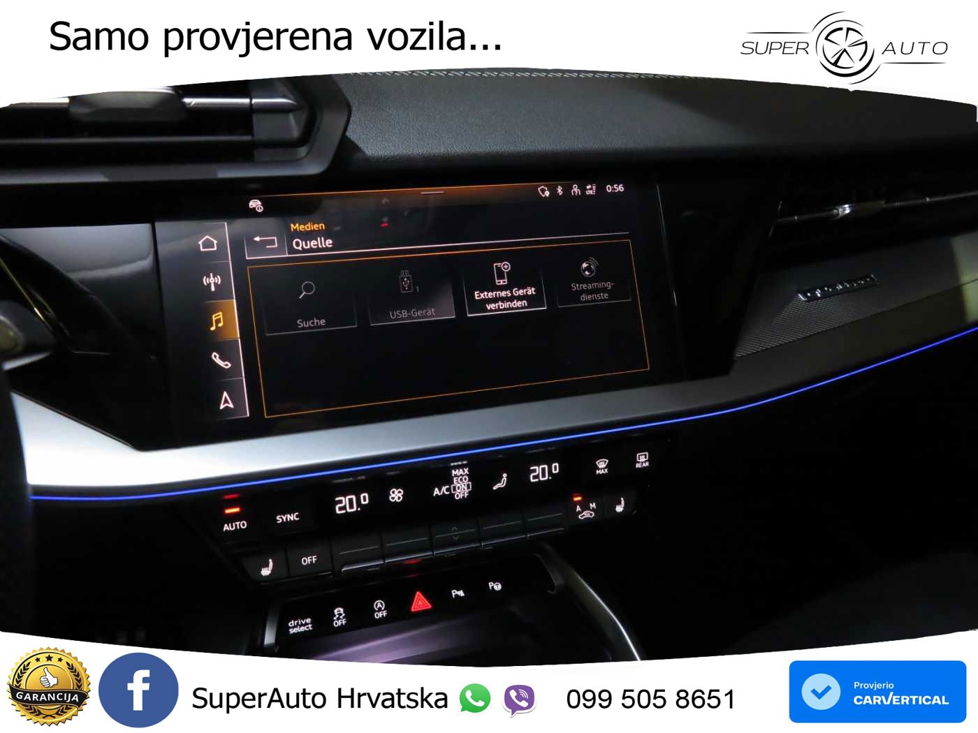 Audi S3 2.0 TFSI (310 KS) quattro S tronic MATRIX+GR SJED+KAM