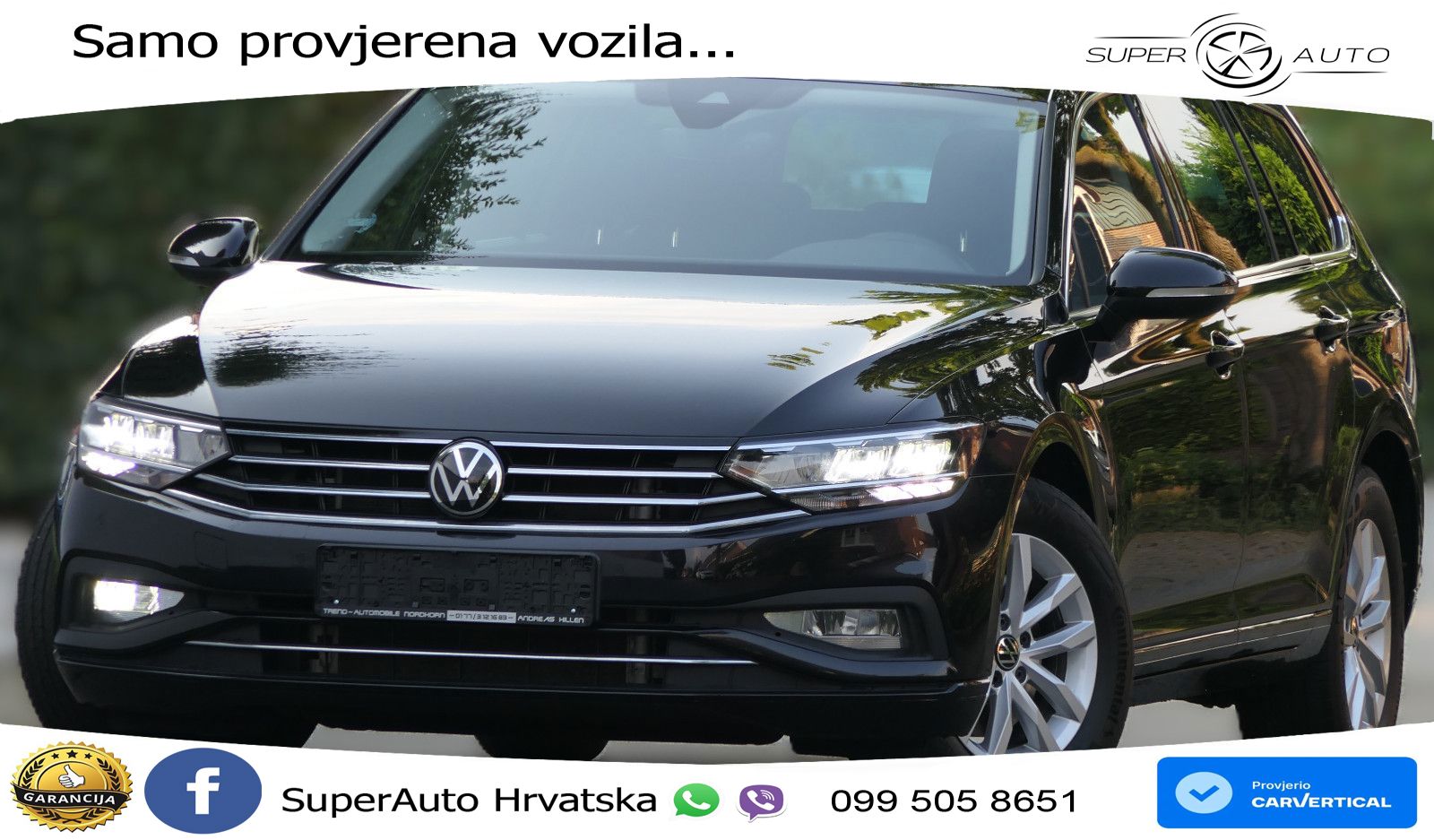 Volkswagen Passat Variant 2.0 TDI (150 KS) DSG Business LED+GR SJED+ACC