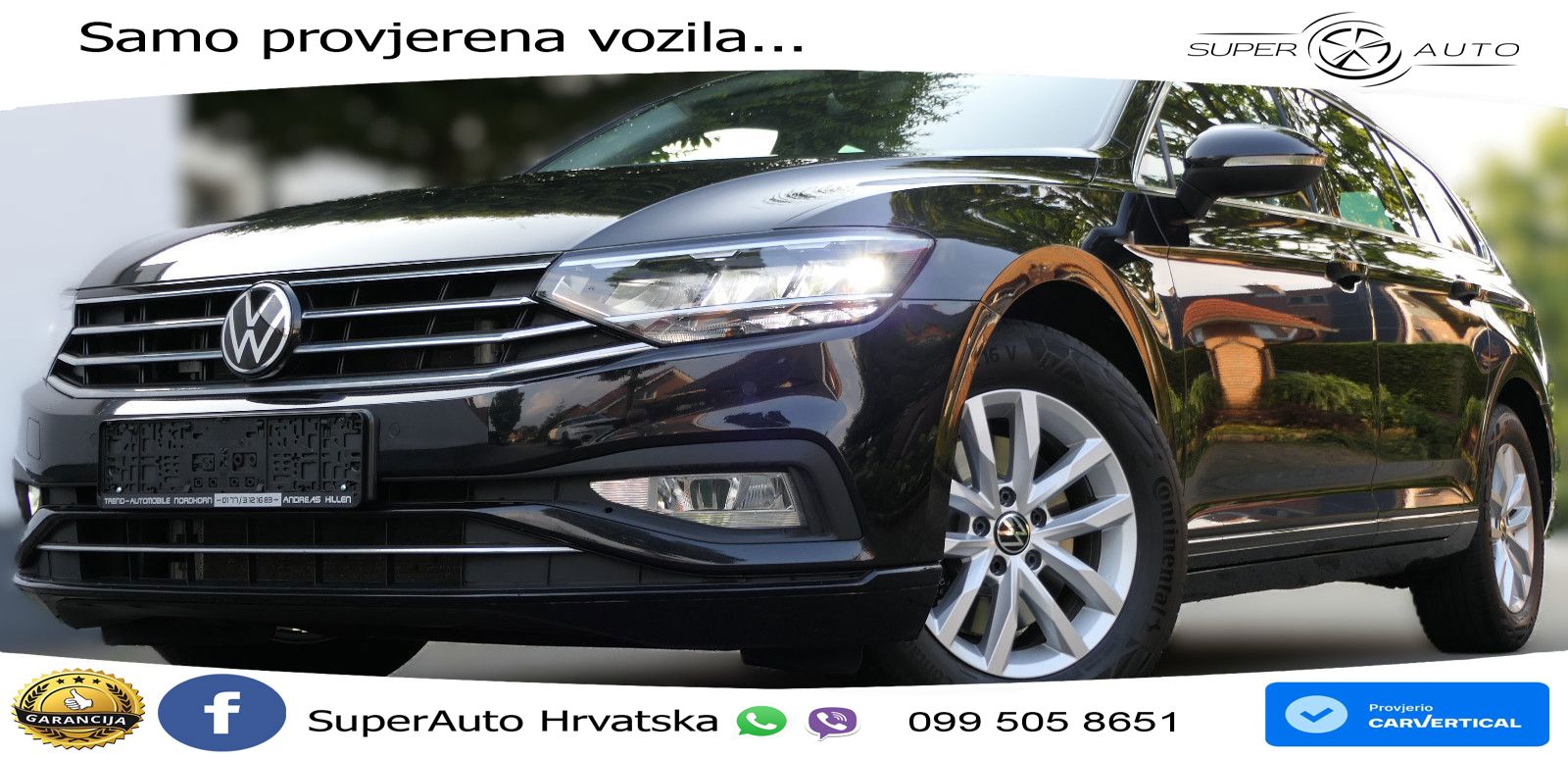 Volkswagen Passat Variant 2.0 TDI (150 KS) DSG Business LED+GR SJED+ACC