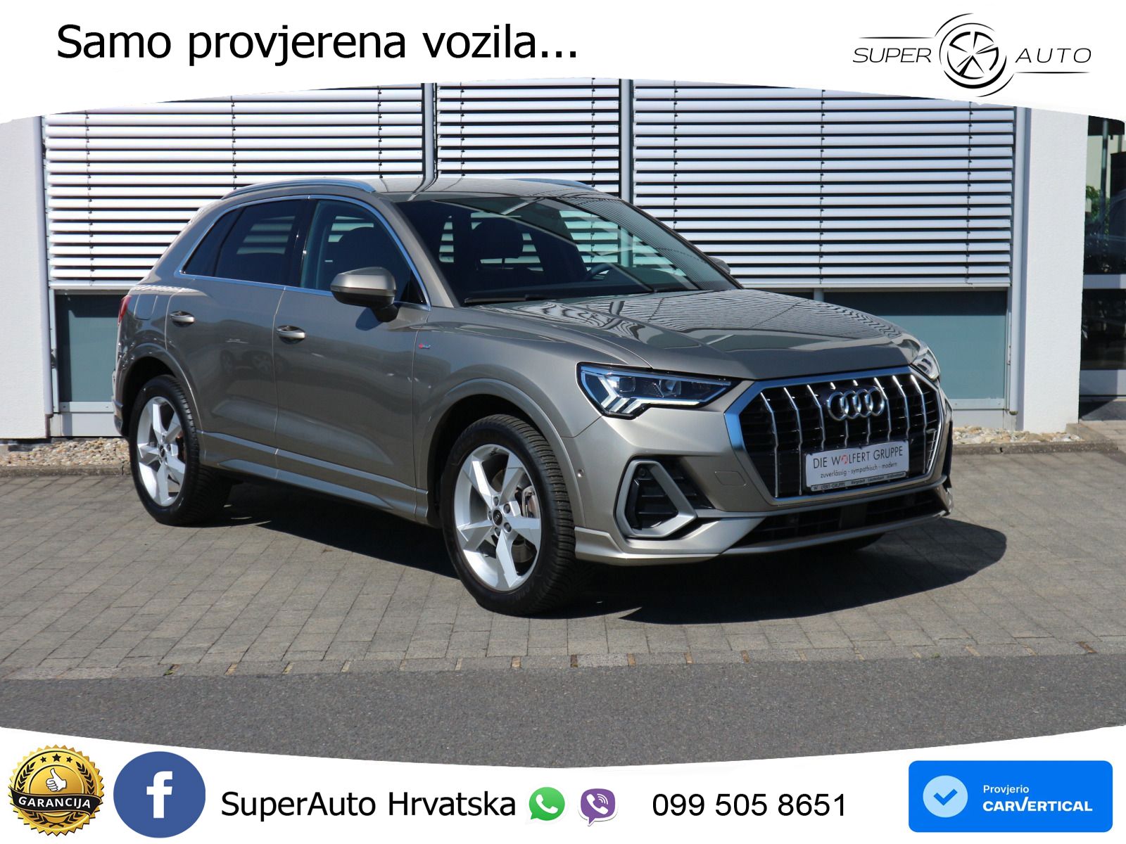 Audi Q3 45 TFSIe (245 KS) S tronic S line LED+GR SJED+ACC