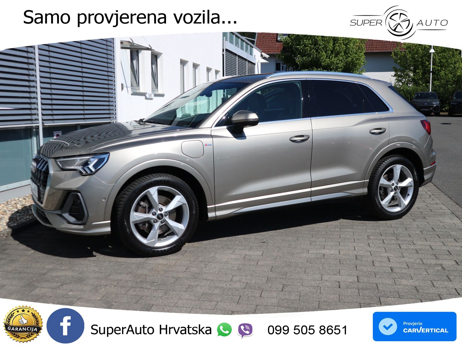 Audi Q3 45 TFSIe (245 KS) S tronic S line LED+GR SJED+ACC