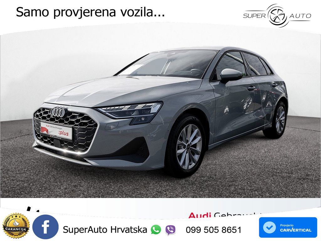 Audi A3 Sportback 30 TFSI (116 KS) Mild Hybrid S tronic LED+GR SJED+ACC