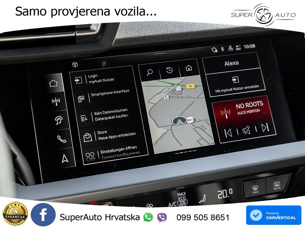 Audi A3 Sportback 30 TFSI (116 KS) Mild Hybrid S tronic LED+GR SJED+ACC