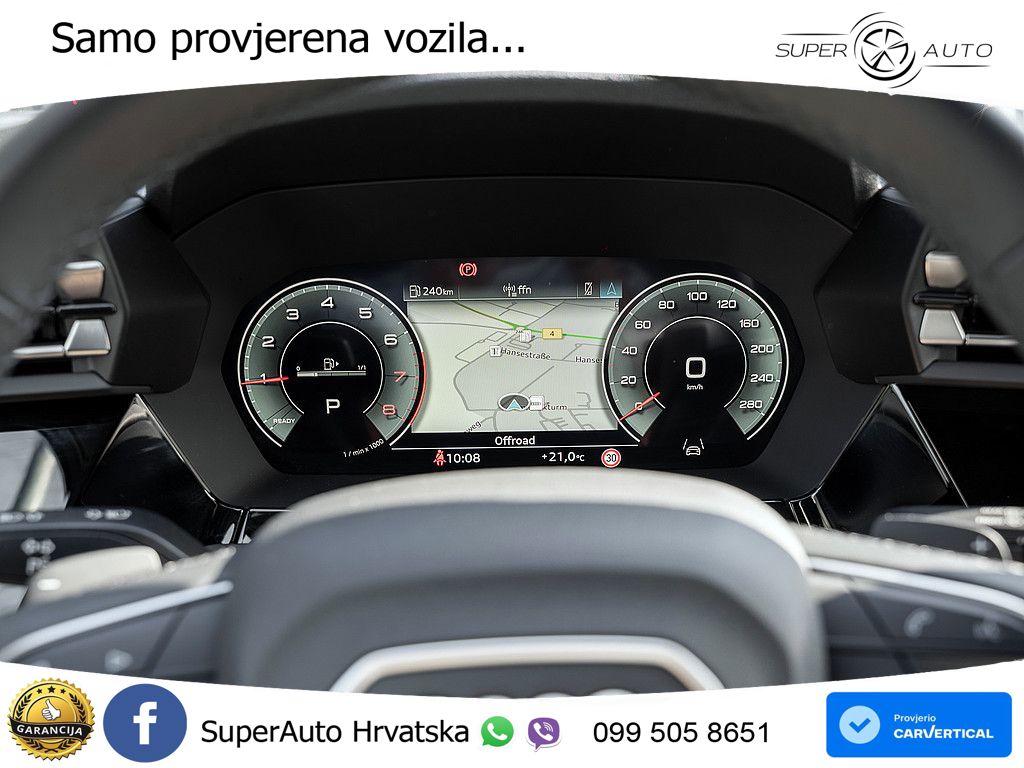 Audi A3 Sportback 30 TFSI (116 KS) Mild Hybrid S tronic LED+GR SJED+ACC
