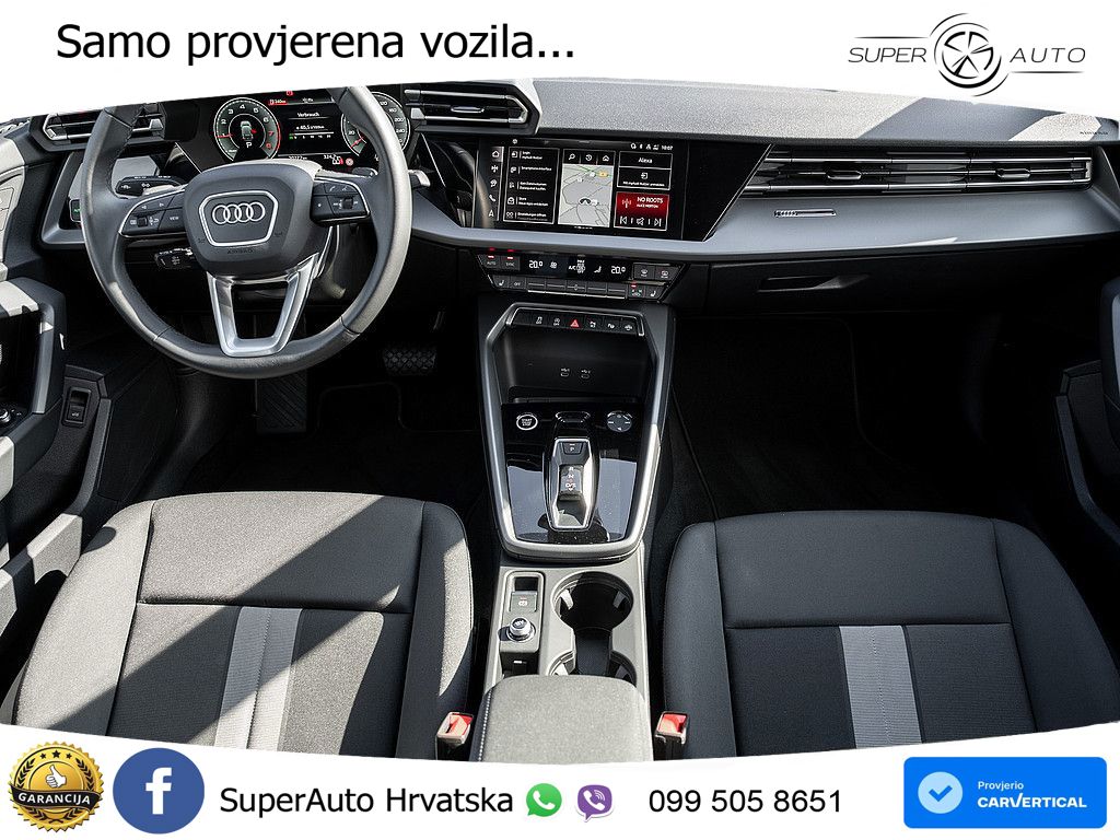 Audi A3 Sportback 30 TFSI (116 KS) Mild Hybrid S tronic LED+GR SJED+ACC