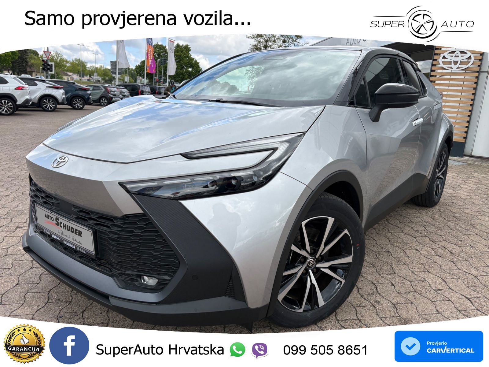 Toyota C-HR 2.0 (223 KS) PHEV e-CVT Teamplayer LED+GR SJED+ACC