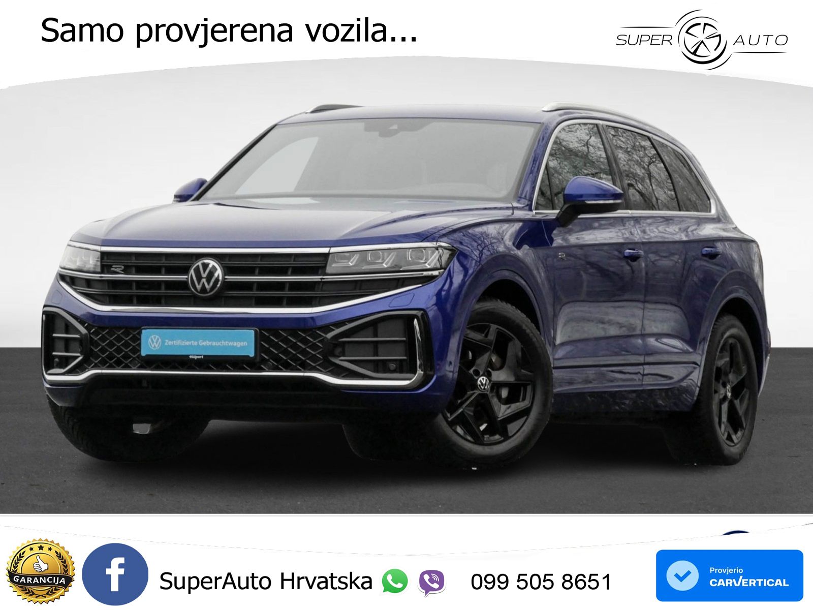 Volkswagen Touareg 3.0 V6 TDI (231 KS) 4MOTION Tiptronic ZRAČNI+ACC+4xGR SJED+KAM