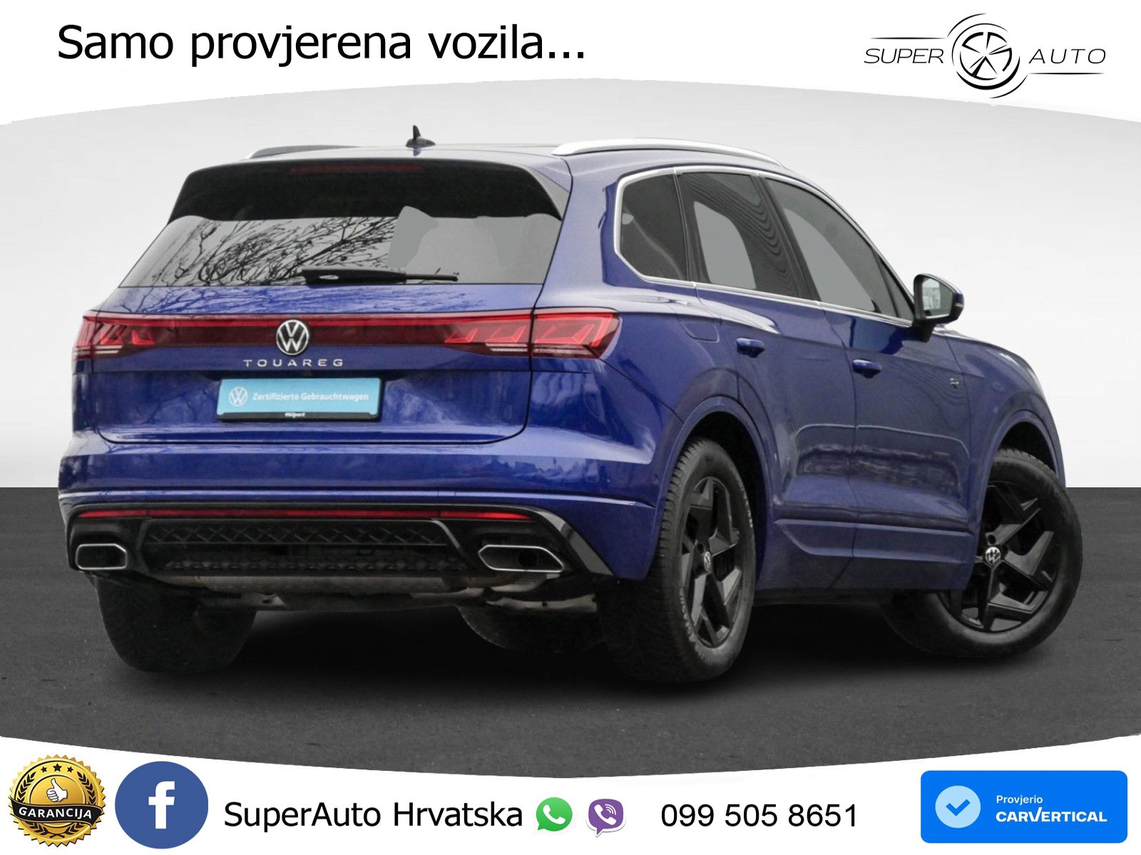 Volkswagen Touareg 3.0 V6 TDI (231 KS) 4MOTION Tiptronic ZRAČNI+ACC+4xGR SJED+KAM