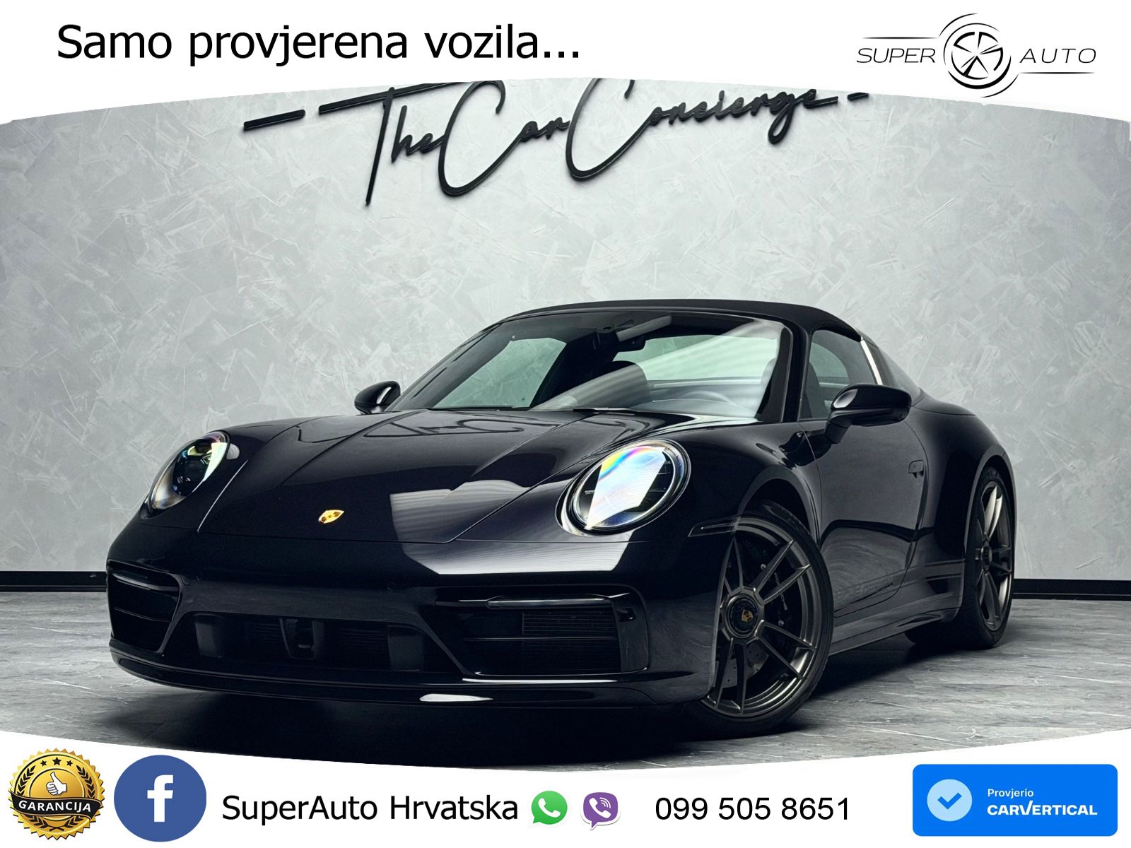 Porsche 911 Targa 4 GTS 3.0 (480 KS) PDK LED+GR SJED+ACC