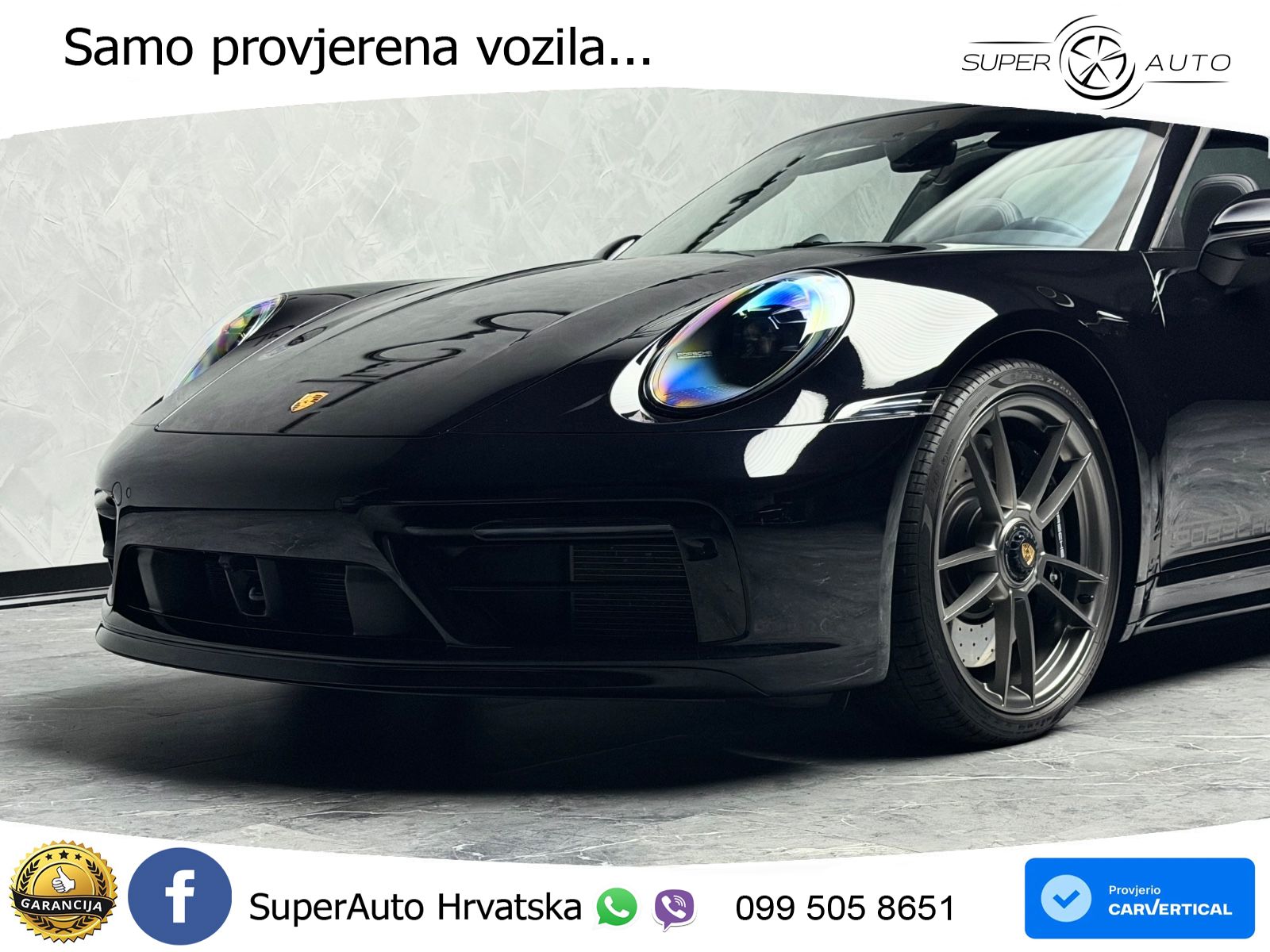 Porsche 911 Targa 4 GTS 3.0 (480 KS) PDK LED+GR SJED+ACC