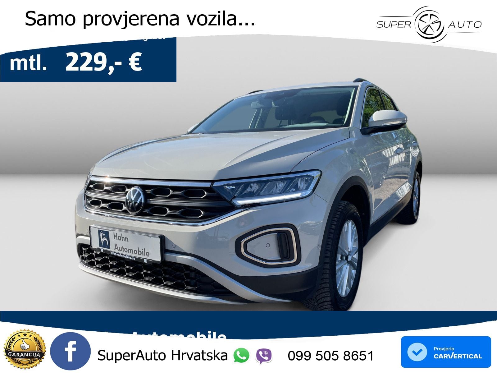 Volkswagen T-Roc 1.5 TSI (150 KS) LED+GR SJED+ACC