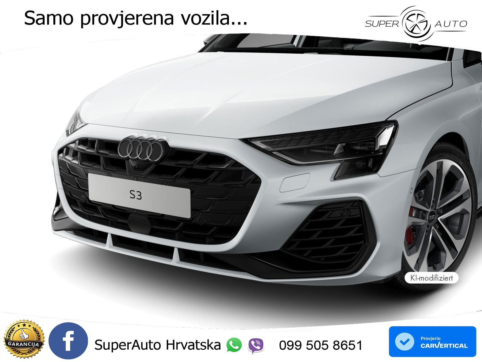 Audi S3 2.0 TFSI (333 KS) quattro S tronic LED+GR SJED+ACC