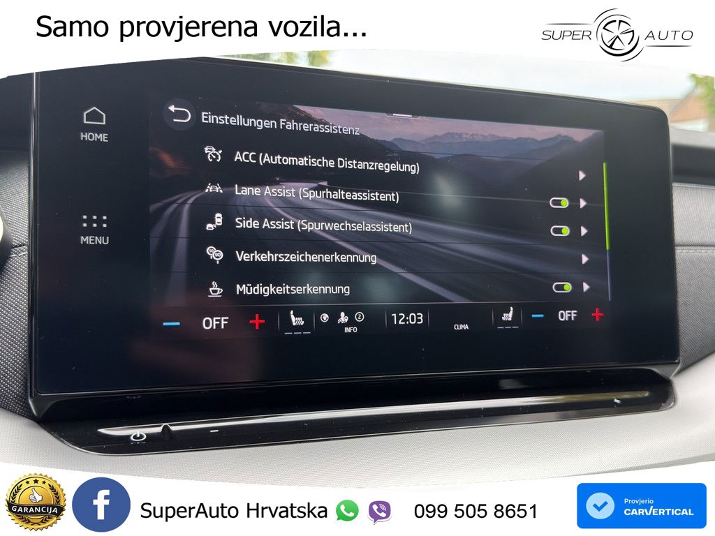 Škoda Octavia Combi 2.0 TDI (150 KS) DSG LED+GR SJED+ACC