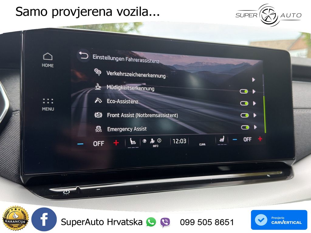 Škoda Octavia Combi 2.0 TDI (150 KS) DSG LED+GR SJED+ACC