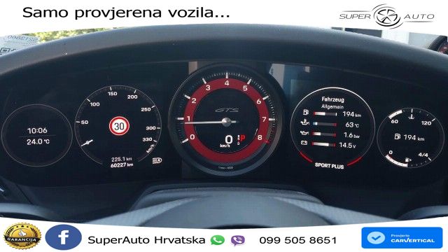 Porsche 911 Carrera 4 GTS 3.0 (480 KS) PDK LED+GR SJED+ACC