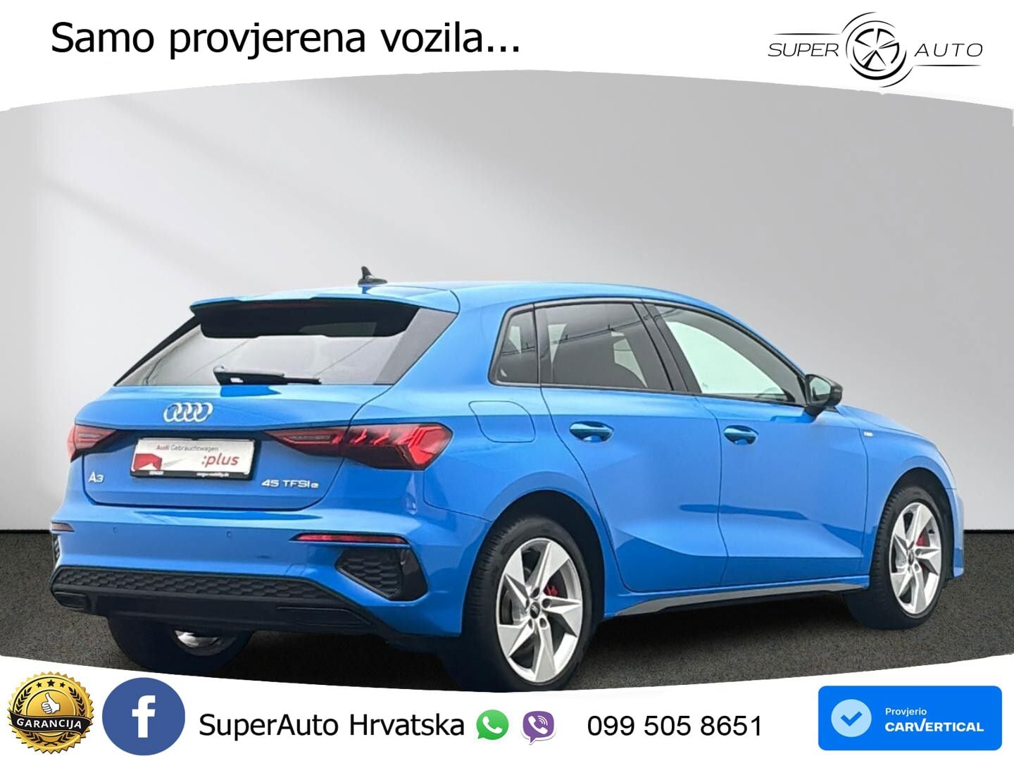 Audi A3 45 TFSIe (245 KS) S tronic S line