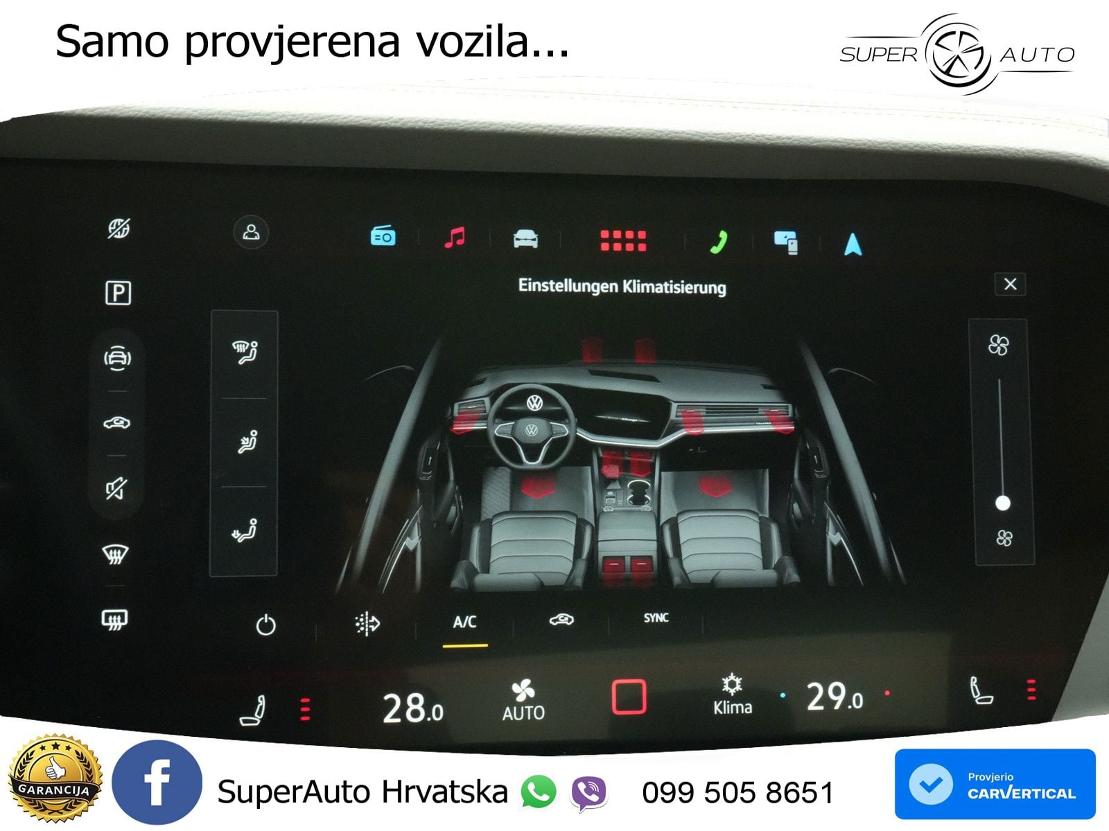 Volkswagen Touareg 3.0 V6 TDI (286 KS) 4MOTION Tiptronic ZRAČNI+ACC+GR SJED+KAM