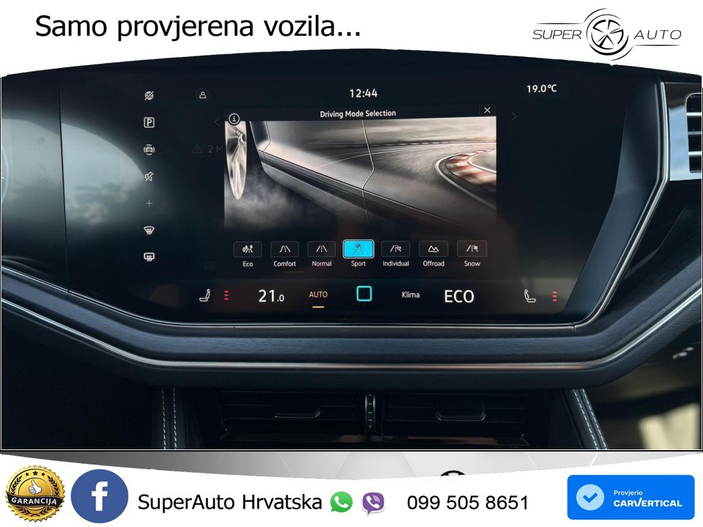 Volkswagen Touareg 3.0 V6 TDI (231 KS) 4MOTION Tiptronic ZRAČNI+ACC+GR SJED+KAM