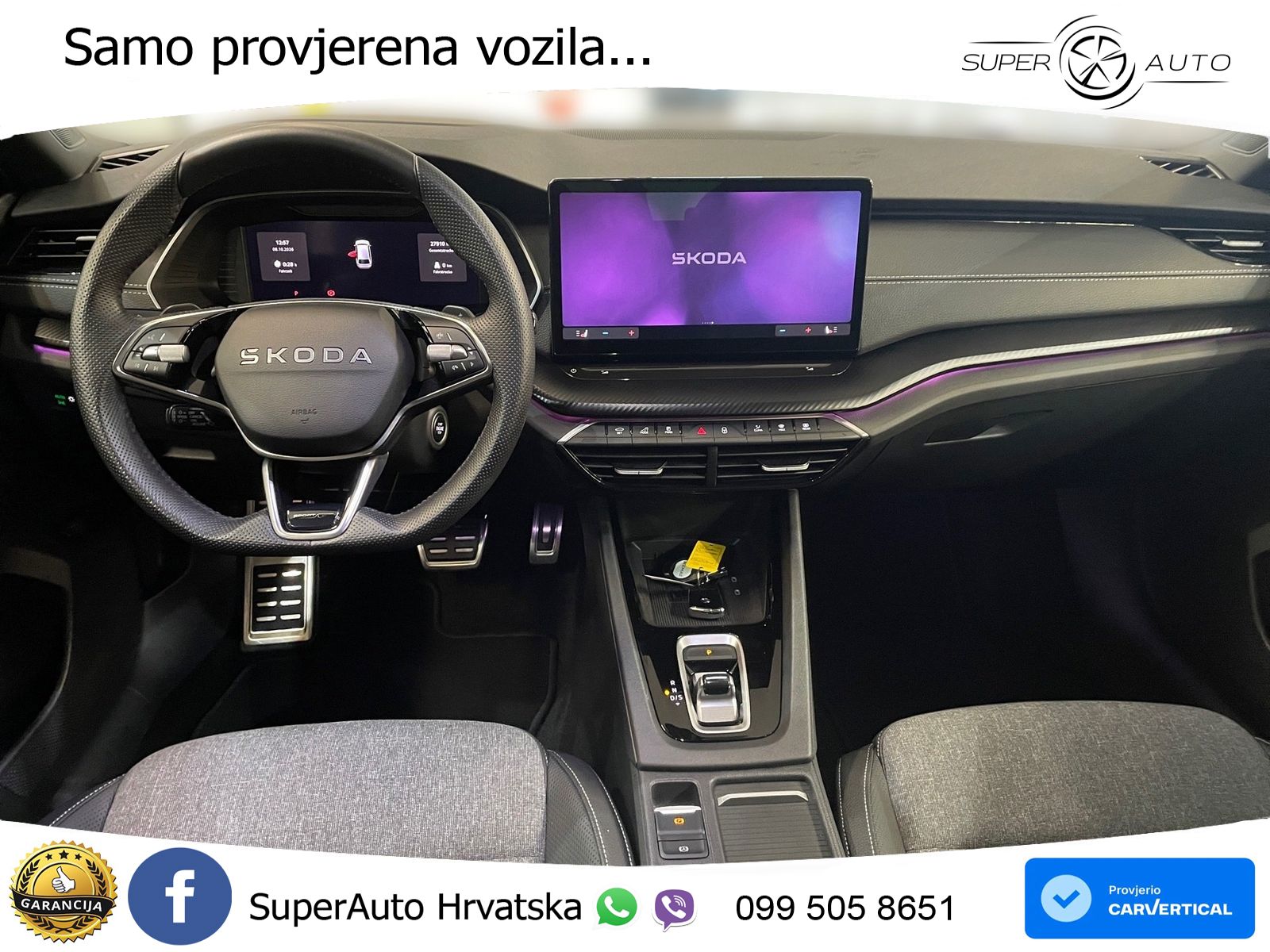 Škoda Octavia Combi 2.0 TDI (150 KS) DSG SportLine MATRIX+GR SJED+KAM
