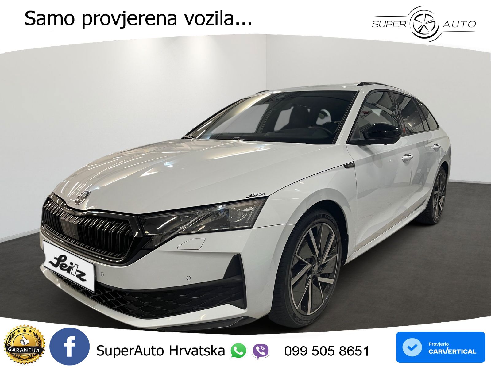 Škoda Octavia Combi 2.0 TDI (150 KS) DSG SportLine MATRIX+GR SJED+KAM