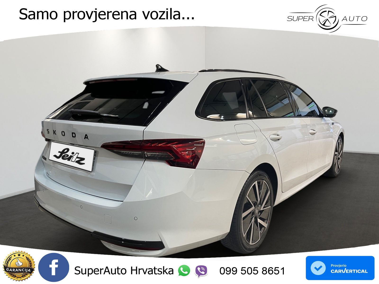 Škoda Octavia Combi 2.0 TDI (150 KS) DSG SportLine MATRIX+GR SJED+KAM