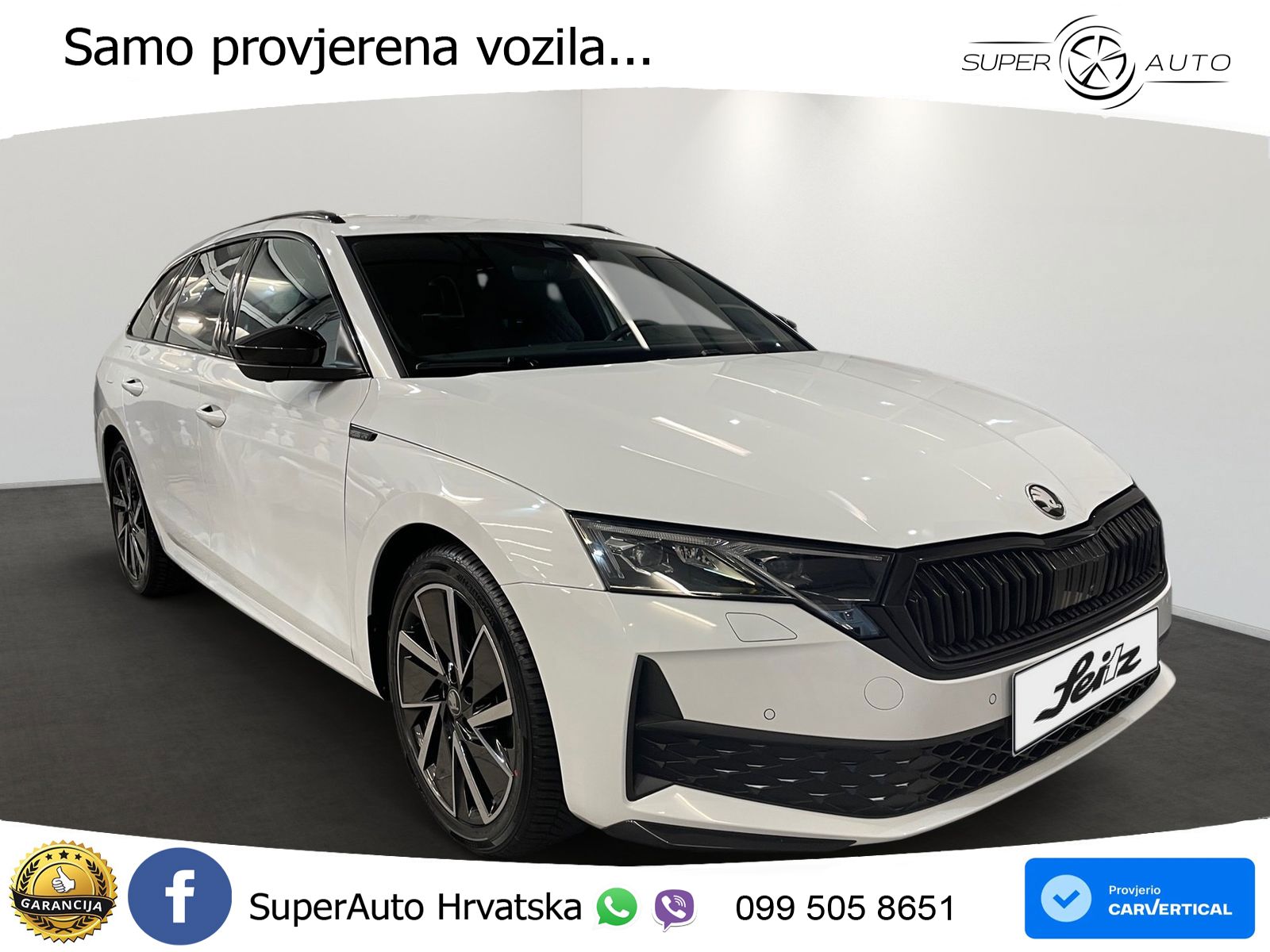 Škoda Octavia Combi 2.0 TDI (150 KS) DSG SportLine MATRIX+GR SJED+KAM