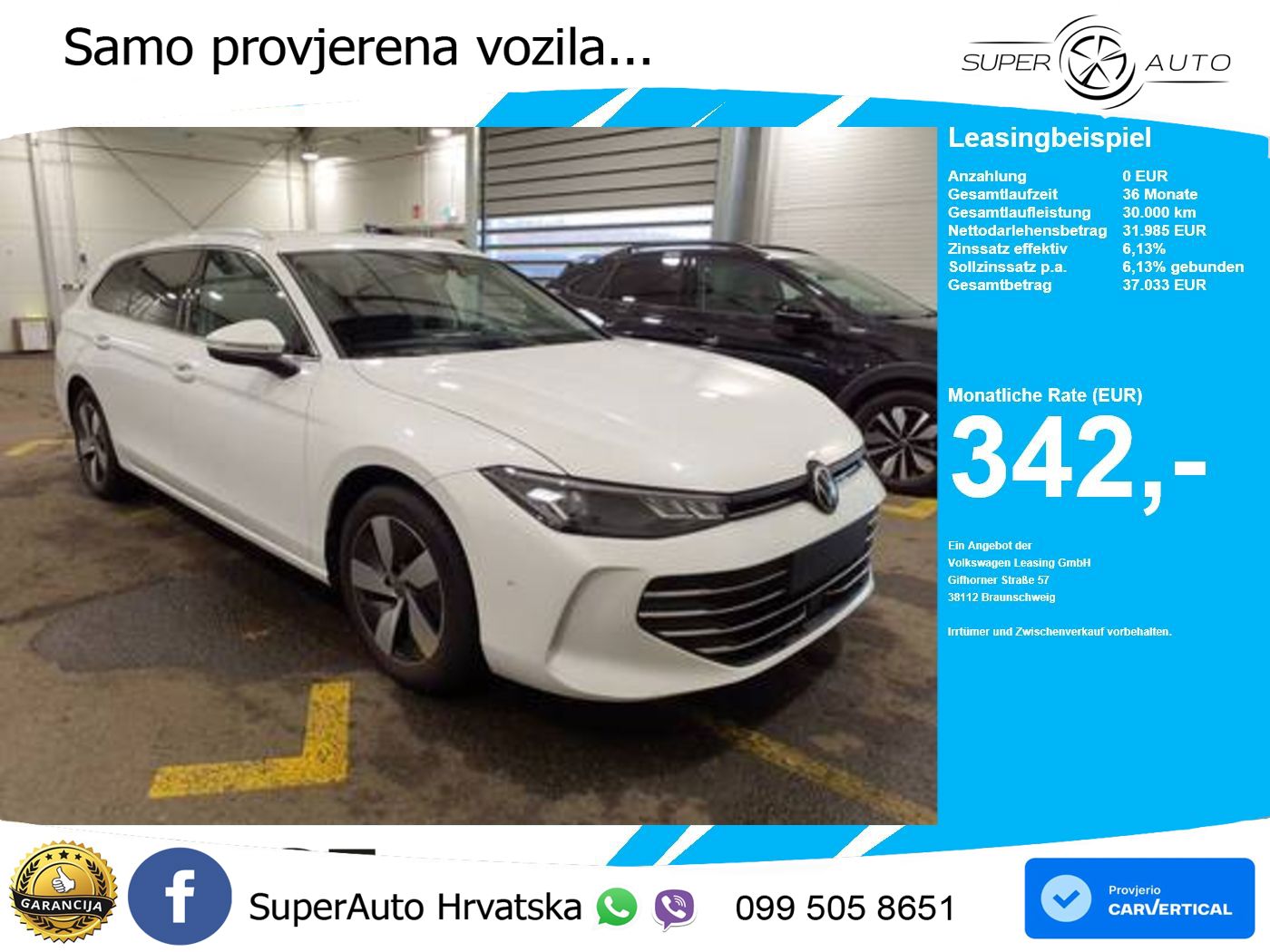 Volkswagen Passat Variant 1.5 eTSI (150 KS) DSG Business LED+GR SJED+ACC
