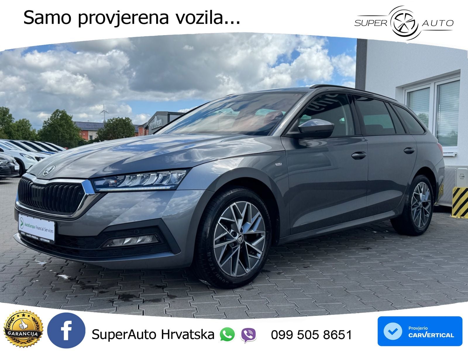 Škoda Octavia Combi 2.0 TDI (150 KS) DSG LED+ACC
