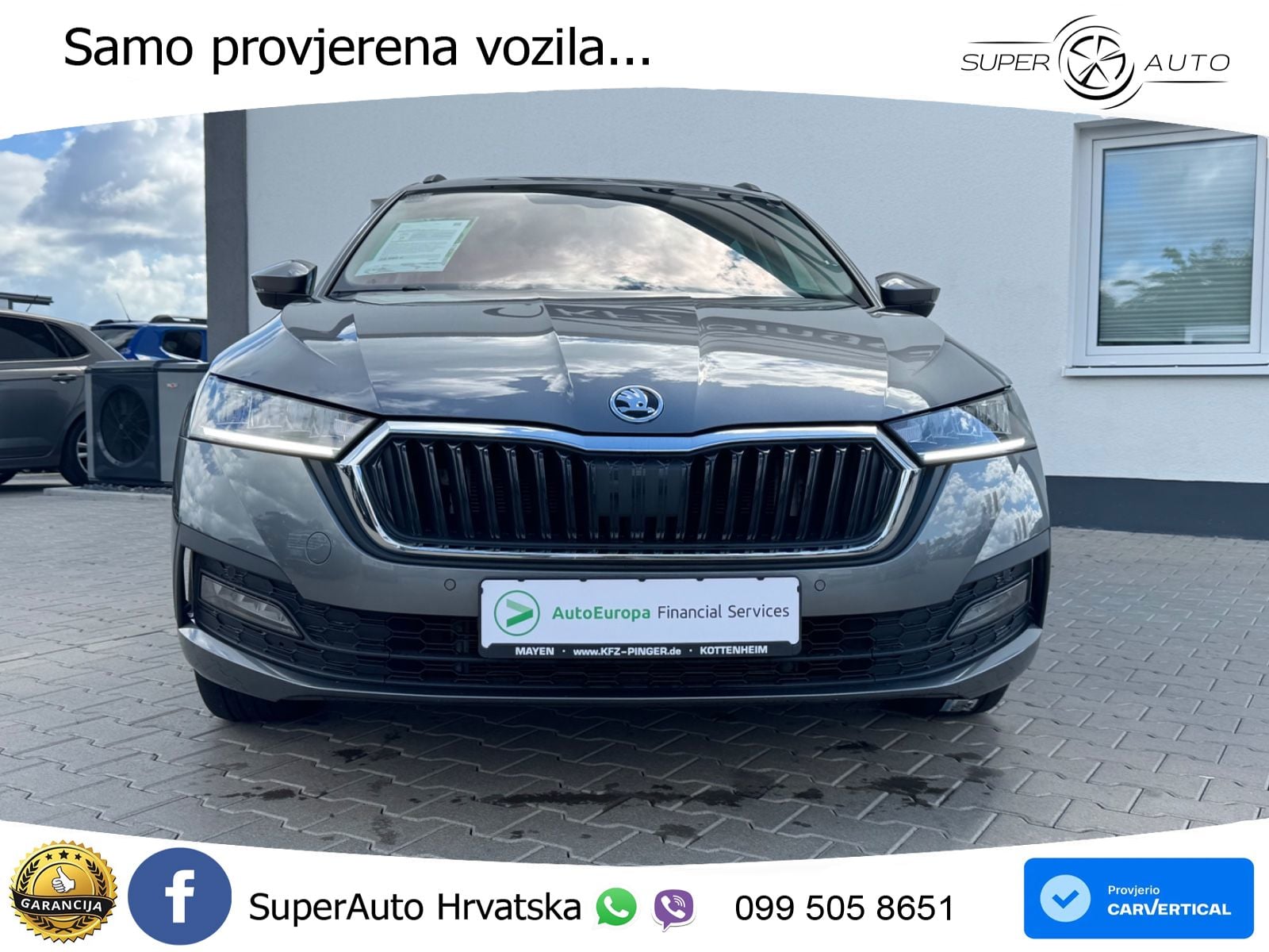 Škoda Octavia Combi 2.0 TDI (150 KS) DSG LED+ACC
