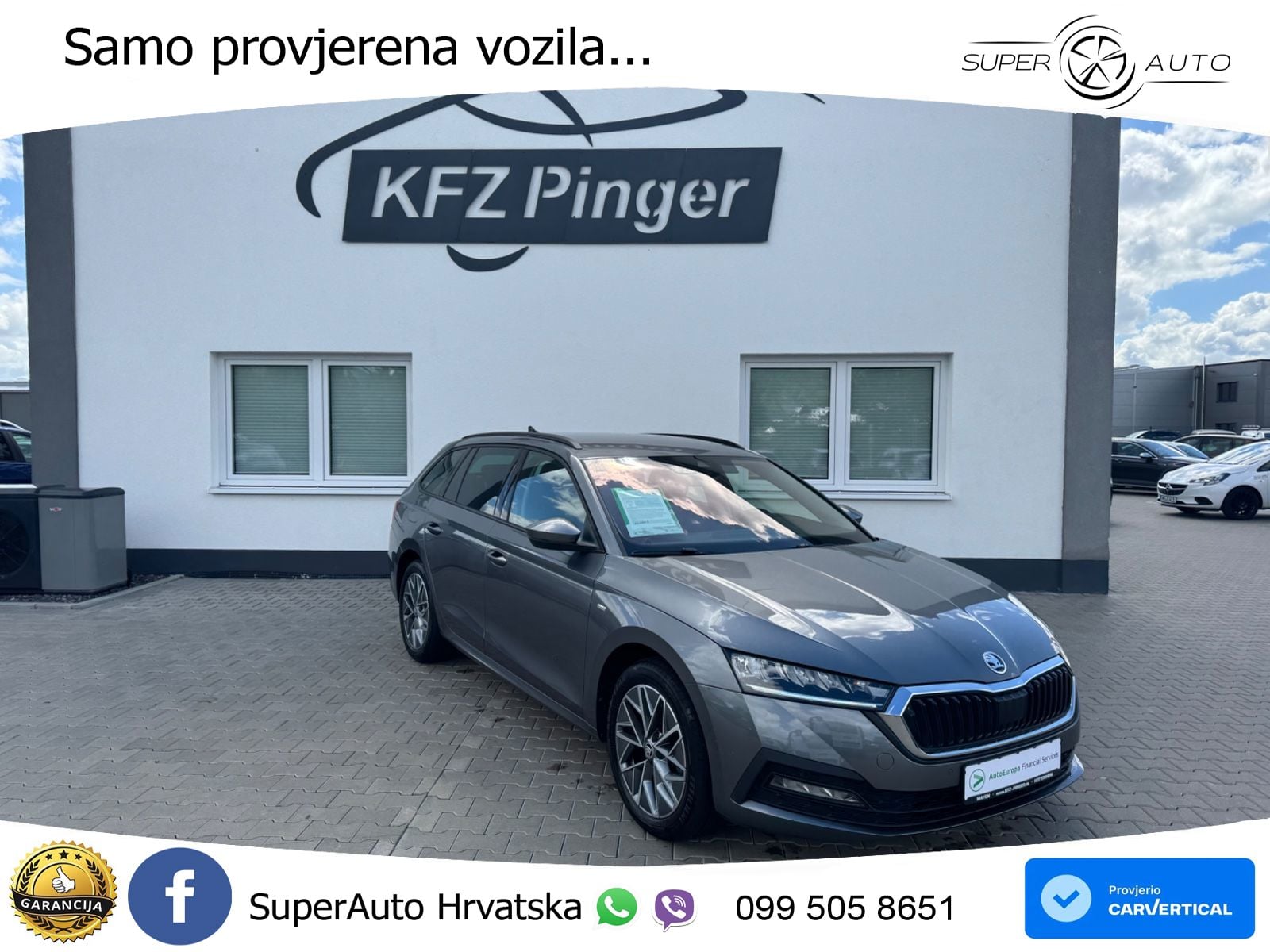 Škoda Octavia Combi 2.0 TDI (150 KS) DSG LED+ACC